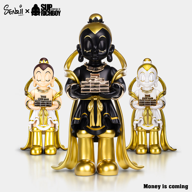 【預售】SENZII千記商行x財神院子 SUPRICHBOY系列(送財童/金靴玄身暗夜版)【五週年慶全場優惠10%】