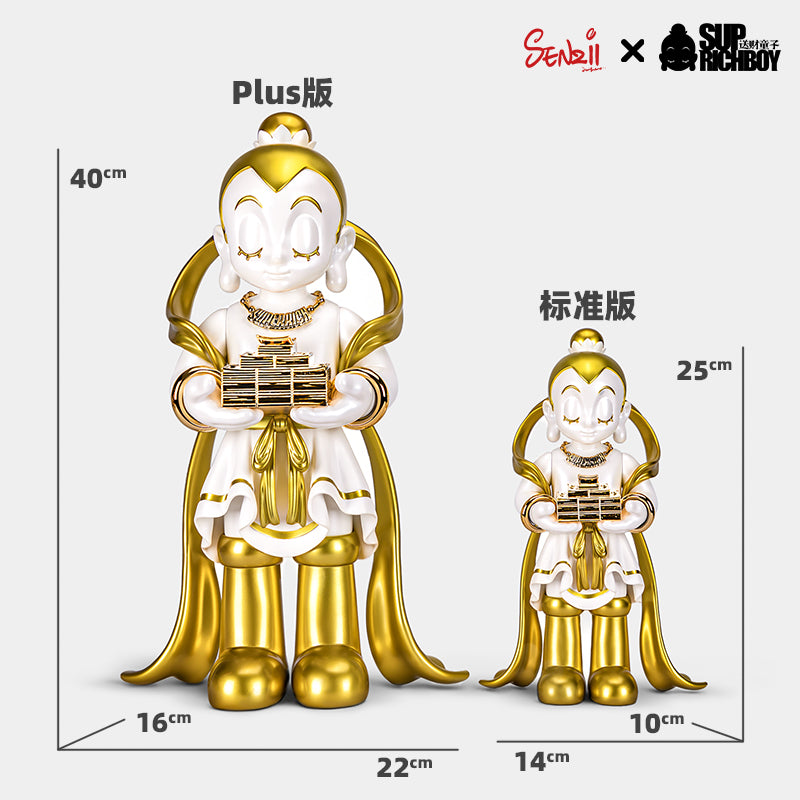 「現貨」SENZII千記商行·萬佛系列 (送財童子2.0金靴白身版)【五週年慶全場優惠10%】