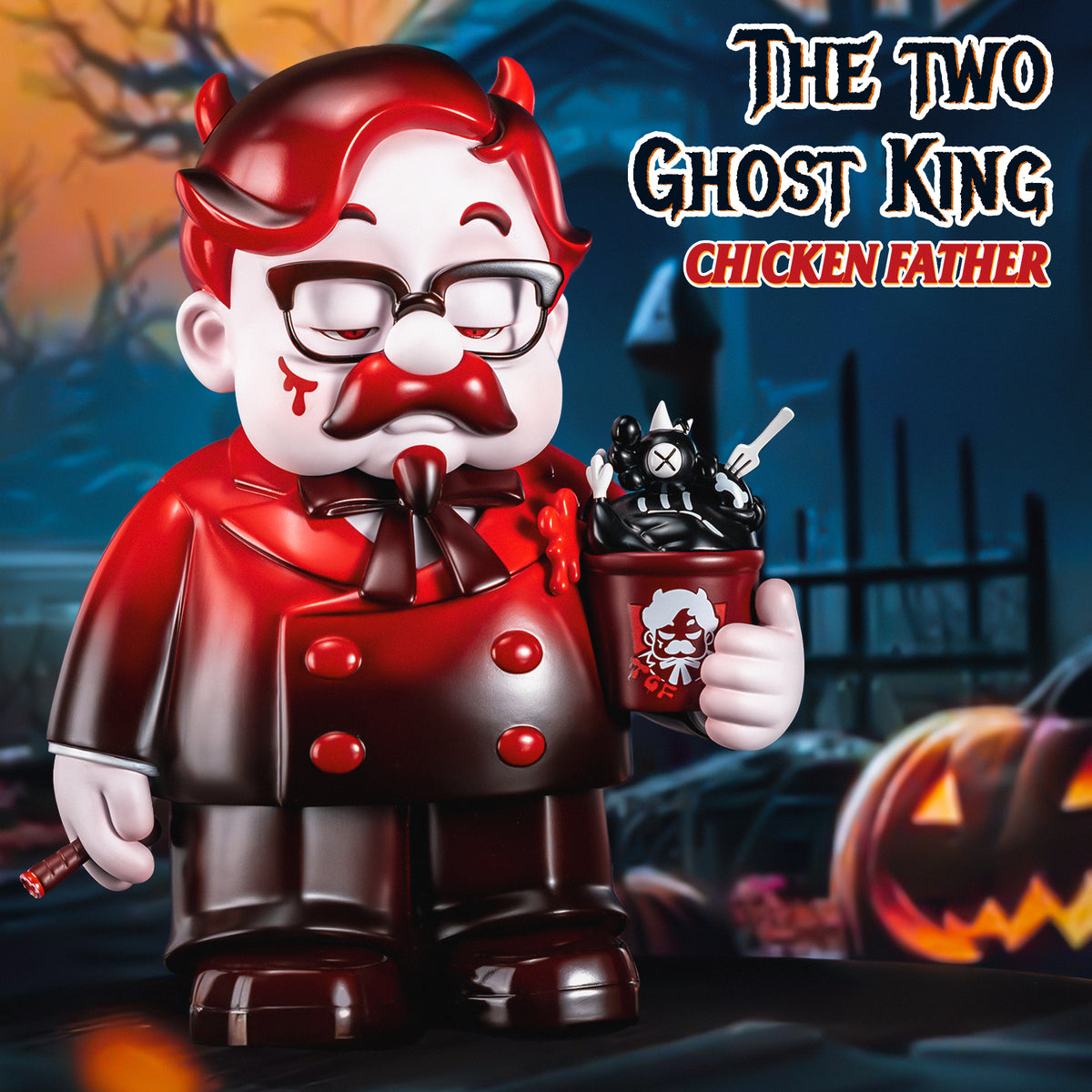 [現貨] SENZII千記·炸雞教父 vol.1 /雙雄系列 NO.05 鬼王（Ghost King）家居擺件