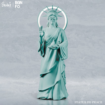 【預售】SENZII千記商行·BANFO萬佛系列 和平女神像(STATUE OF PEACE) 松石青【五週年慶全場優惠10%】