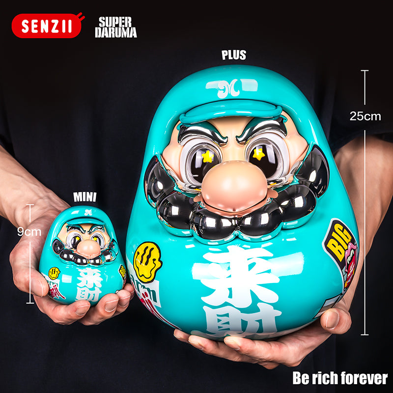 【預售】SENZII千記·超級達摩第8代奢三財系列 來財 進財 得財 禮物手辦