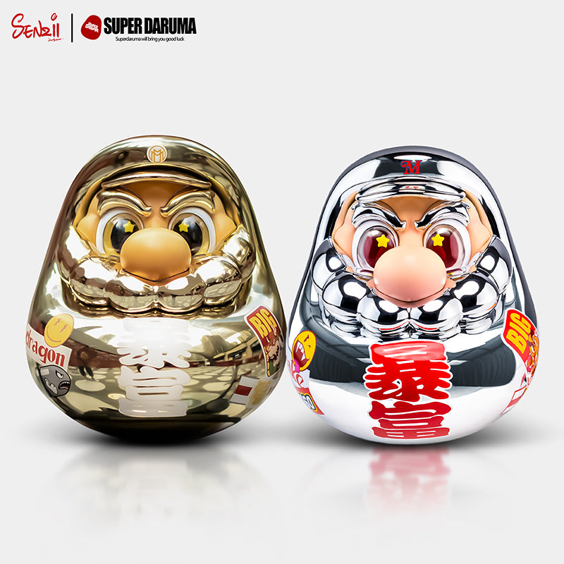 「現貨」SENZII千記商行x財神院子 超級達摩-《龍年達摩+蛇年達摩》暴富年份限定套装【五週年慶全場優惠10%】PLUS售罄