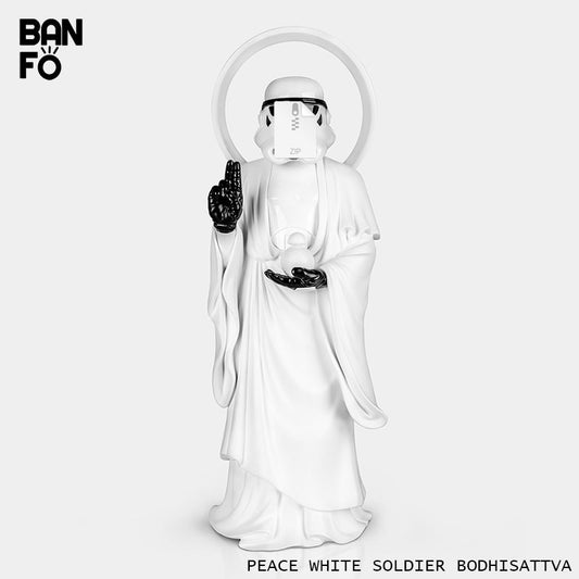 SENZII千記商行·BANFO万佛系列 和平白兵（STOPWARS) 限量100體