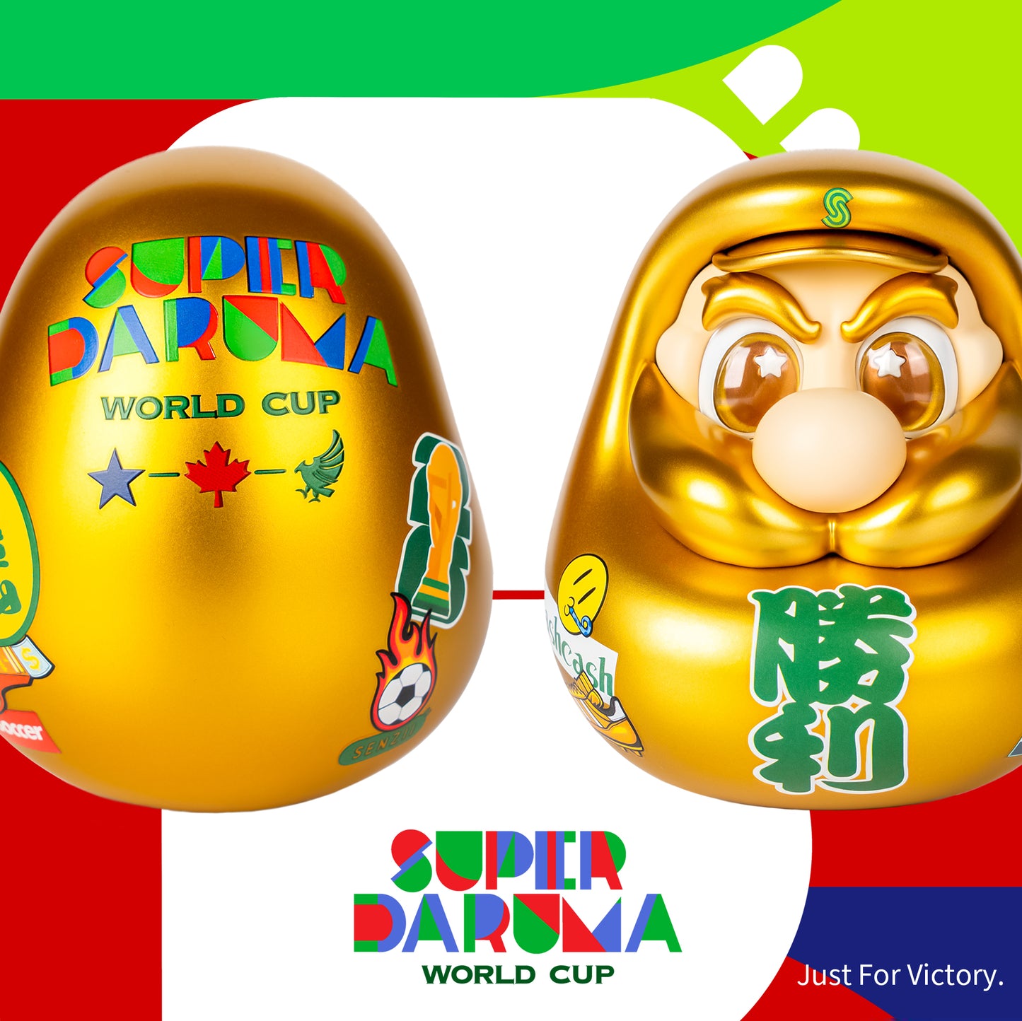 【預售】SENZII千記商行×超級達摩-《勝利》超級好運杯Superluckycup