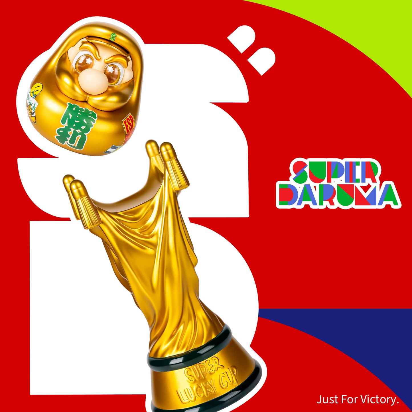 【預售】SENZII千記商行×超級達摩-《勝利》超級好運杯Superluckycup