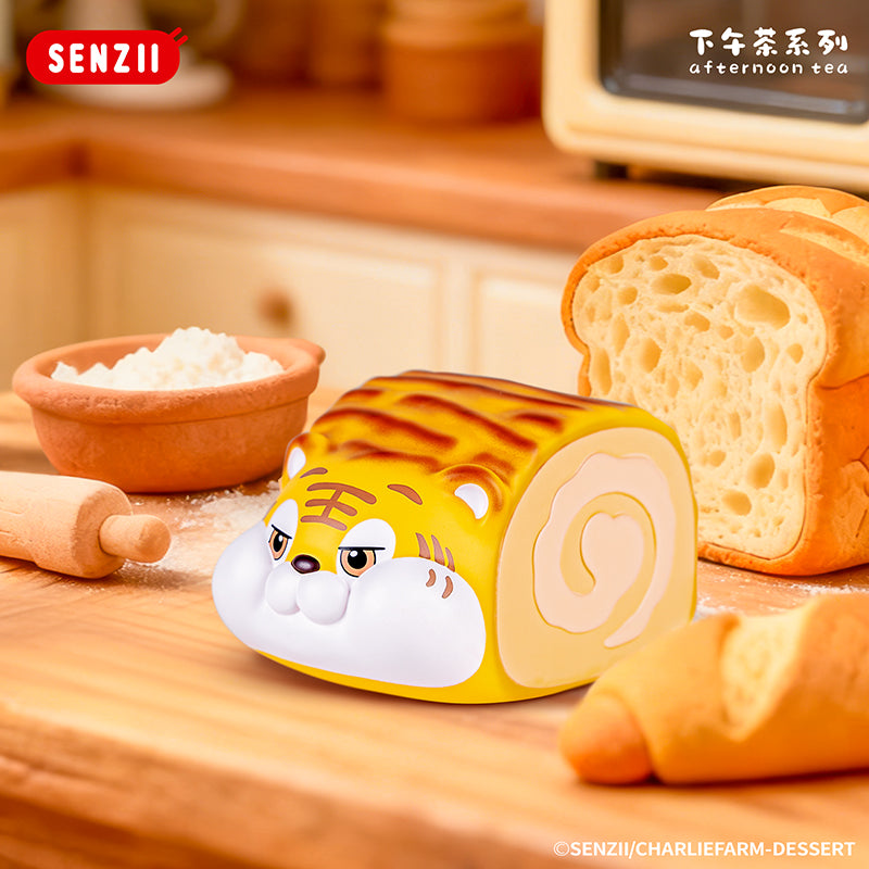 【預售】SENZII千記商行【现货】查理农场下午茶系列手办盲盒摆件玩具礼物 随心贴贴纸行李贴 唧徽章包包挂件